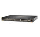 HPE Aruba Networking Aruba 6200F 48G Class4 PoE 4SFP+ 740W Géré L3 Gigabit Ethernet (10/100/1000) Connexion Ethernet, supportant l'alimentation via ce port (PoE) 1U Noir - JL728A#ABA