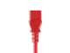 Monoprice  câble électrique Rouge 0,6 m NEMA 5-15P Coupleur C13 - 33558