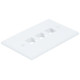 Monoprice  Plaque de commutation et obturateur Blanc - 6729
