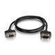 C2G 3ft CMG-Rated DB9 Low Profile Null Modem M-F câble Série Noir 0,91 m - 52183