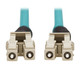 Tripp Lite  câble InfiniBand et à fibres optiques 5 m LC Couleur aqua - N820-05M-IND
