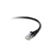 Belkin Cat. 6a Patch Cable, RJ-45 Male, RJ-45 Male, 20ft, Black câble de réseau Noir 6,09 m - F2CP003-20BK-LS