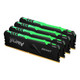 Kingston Technology FURY Beast RGB module de mémoire 32 Go 4 x 8 Go DDR4 3200 MT/s 288-pin DIMM - KF432C16BBAK4/32