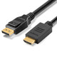 Kensington Câble passif unidirectionnel DisplayPort 1.2 (M) vers HDMI (M), 1,8 m - K33025WW