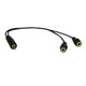 Tripp Lite  câble audio 0,3 m 3,5mm 2 x 3.5mm Noir - P313-001