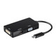 Monoprice  adaptateur graphique USB Noir - 21607