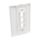 Tripp Lite  Plaque de commutation et obturateur Blanc - N080-103