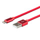 Monoprice  câble de téléphone portable Rouge 0,45 m USB A Lightning - 30767
