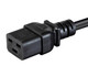 Monoprice  câble électrique Noir 4,6 m NEMA 5-15P IEC C19 - 40074
