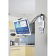 CTA Digital 2in1 iPad Kitchen Mount Stand Support passif Tablette / UMPC Argent - PAD-KMS