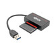 Tripp Lite  lecteur de carte mémoire USB 3.2 Gen 1 (3.1 Gen 1) Type-A Noir - U338-CF-SATA-5G
