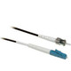 C2G 2m LC/ST Plenum-Rated 9/125 Simplex Single-Mode Fiber Patch Cable câble InfiniBand et à fibres optiques Noir - 37681