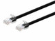 Monoprice  câble de réseau Noir 2,13 m Cat6a U/UTP (UTP) - 44649