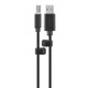 Belkin F1D9013b06t câble USB 1,8 m USB A USB B Noir - F1D9013B06T
