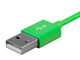 Monoprice  câble USB 3,1 m USB A Micro-USB B Vert - 13936