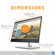 HP Mini-in-One 24 écran plat de PC 60,5 cm (23.8") 1920 x 1080 pixels Full HD LED Noir - 7AX23AA