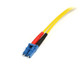 StarTech.com Câble Réseau Fibre Optique LC vers SC Mâle / Mâle - Duplex Monomode 9/125 LSZH - Jaune 4 m - SMFIBLCSC4