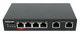 Intellinet Commutateur réseau (switch) Fast Ethernet 6 ports avec 4 ports PoE (dont 1 port PoE haute puissance 60 W), budget PoE 65 W, compatible IEEE 802.3at/af, mode d’extension PoE, 2 ports RJ45 uplink, VLAN, garantie de 3 ans - 561686