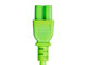 Monoprice  câble électrique Vert 0,61 m Coupleur C14 Coupleur C15 - 33664
