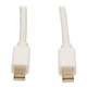 Tripp Lite  câble DisplayPort 1,8 m mini DisplayPort Blanc - P584-006