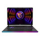 MSI Gaming  laptop Intel® Core™ i9 i9-13980HX Ordinateur portable 40,6 cm (16") Quad HD+ 32 Go DDR5-SDRAM 1 To SSD NVIDIA GeForce RTX 4090 Wi-Fi 6E (802.11ax) Windows 11 Home Noir - RAIDER GE68HX 13VI-202US