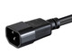 Monoprice  câble électrique Noir 0,3 m IEC C14 IEC C15 - 42052