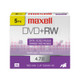 Maxell  DVD vierge 4,7 Go DVD+RW 5 pièce(s) - 634045