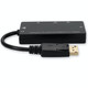 AddOn Networks  câble vidéo et adaptateur 0,2 m DisplayPort VGA + HDMI + DVI Noir - DP2VGAA-AA