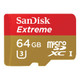 SanDisk Extreme microSD UHS-I 64 Go MicroSDXC Classe 10 - SDSQXNE-064G-GN6MA