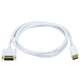 Monoprice DisplayPort/DVI, 1.8288 m 1,8288 m Blanc - 6015