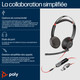 HP Poly Micro-casque Poly Blackwire 5220 stéréo USB-C + connexion 3,5 mm + adaptateur USB-C/A - 8X231AA