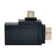 Tripp Lite  changeur de genre de câble Micro USB 2.0 B, Micro USB 3.0 B USB A Noir - U053-000-OTG