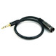 Monoprice  câble audio 0,45 m XLR (3-pin) 6,35 mm Noir - 4759