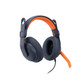 Logitech  casque Avec fil Arceau Education USB Type-A Orange - 981-001395