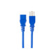 Monoprice  câble électrique Bleu 0,61 m NEMA 5-15P IEC C13 - 33560