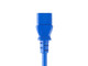 Monoprice  câble électrique Bleu 0,61 m NEMA 5-15P IEC C13 - 33560