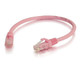C2G 6" Cat6 câble de réseau Rose 0,15 m U/UTP (UTP) - 00960