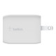 Belkin WCH013dq2MWH-B6 Ordinateur portable, Smartphone, Tablette Blanc Secteur Charge rapide Intérieure - WCH013DQ2MWH-B6