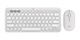 Logitech  clavier Souris incluse Universel RF sans fil + Bluetooth QWERTY Anglais Blanc - 920-012201