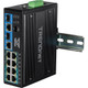 Trendnet  commutateur réseau Non-géré Gigabit Ethernet (10/100/1000) Connexion Ethernet, supportant l'alimentation via ce port (PoE) Noir - TI-BG104