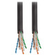 Tripp Lite  câble de réseau Noir 304,8 m Cat6 U/UTP (UTP) - N222-01K-BK