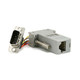 Monoprice  changeur de genre de câble DB-9 RJ-45 Gris, Argent - 1151