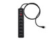 Monoprice  protection surtension Noir 6 sortie(s) CA 120 V 1,8 m - 35098