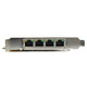 StarTech.com Carte réseau PCIe à 4 ports Gigabit Power over Ethernet - NIC PCI Express PSE / PoE - ST4000PEXPSE