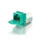 C2G Cat5E 90° Keystone Jack Green - 35207