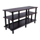 Monoprice Double-Wide XL 3-Tier AV Stand Espresso - 43165