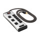 Tripp Lite  protection surtension Noir, Argent 8 sortie(s) CA 120 V 2,44 m - TLM88USBC