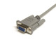 StarTech.com Câble null modem série DB9 a fils croisés de 7,6 m - F/F - Gris - SCNM9FF25