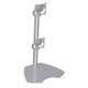 Chief Dual Vertical Monitor Table Stand Bureau Argent - KTP230S