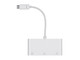 Monoprice  adaptateur graphique USB 3840 x 2160 pixels Blanc - 27282 Monoprice  adaptateur graphique USB 3840 x 2160 pixels Blanc - 27282